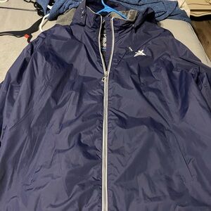 Vintage Starter Navy Windbreaker Jacket